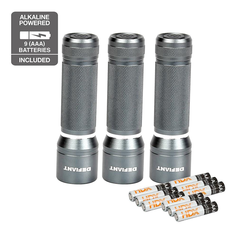 300 Lumens Aluminum Flashlight (3-Pack) - Hercitys