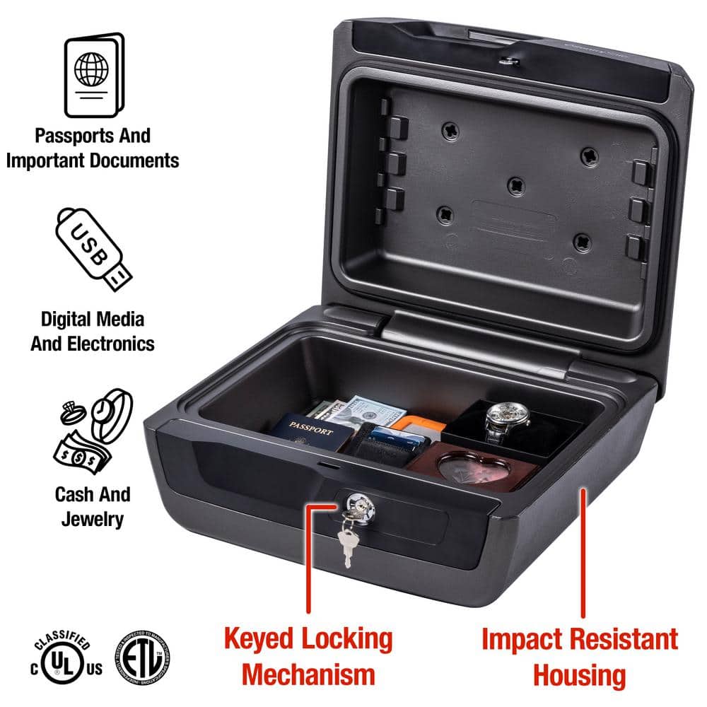 0.36 cu. ft. Fireproof & Waterproof Safe Box - Hercitys