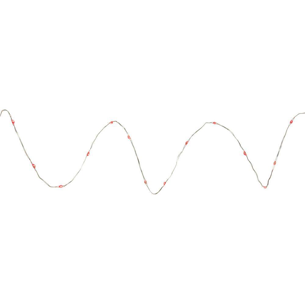 20-Count Red LED Micro Fairy Lights-6 ft. Copper Wire - Hercitys