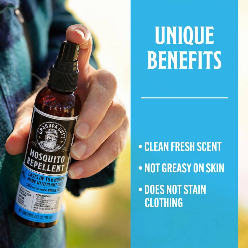 4 oz. Mosquito and Insect Repellent (2-Pack) - Hercitys