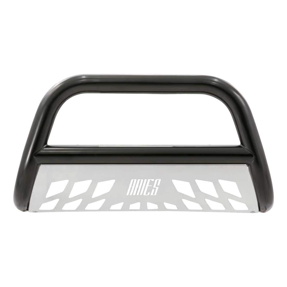 3-Inch Black Steel Bull Bar, No-Drill, Select Dodge, Ram Dakota - Hercitys