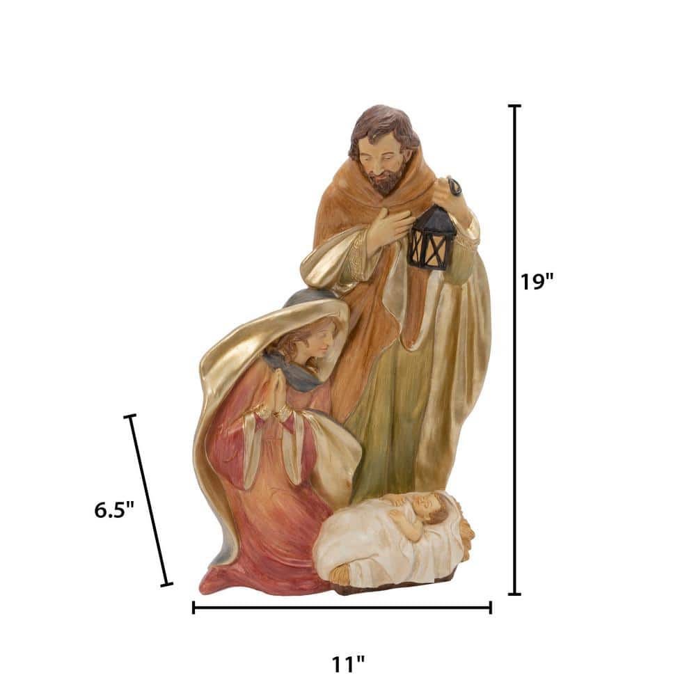 18.5 in. H Resin Nativity Figurine - Hercitys