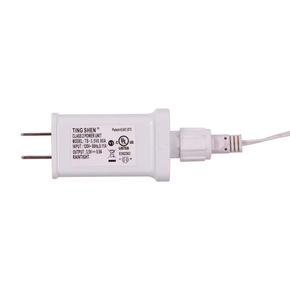 28 in. Green and White LED Lighted Candy Cane with Bow Christmas Window Silhouette - Hercitys