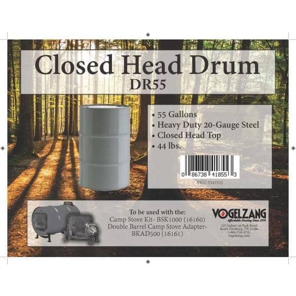 55 Gal. Sealed Closed Top Drum - Hercitys