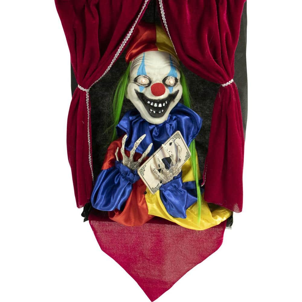 27 in. Touch Activated Animatronic Clown - Hercitys