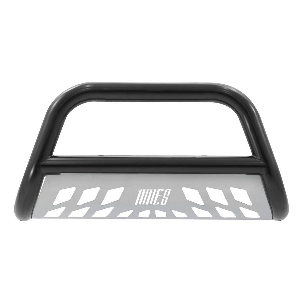 3-Inch Black Steel Bull Bar, No-Drill, Select Nissan Armada, Titan - Hercitys