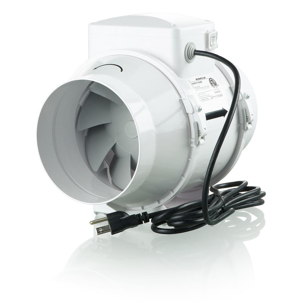 200 CFM Power 5 in. Energy Star Rated Mixed Flow In-Line Duct Fan - Hercitys