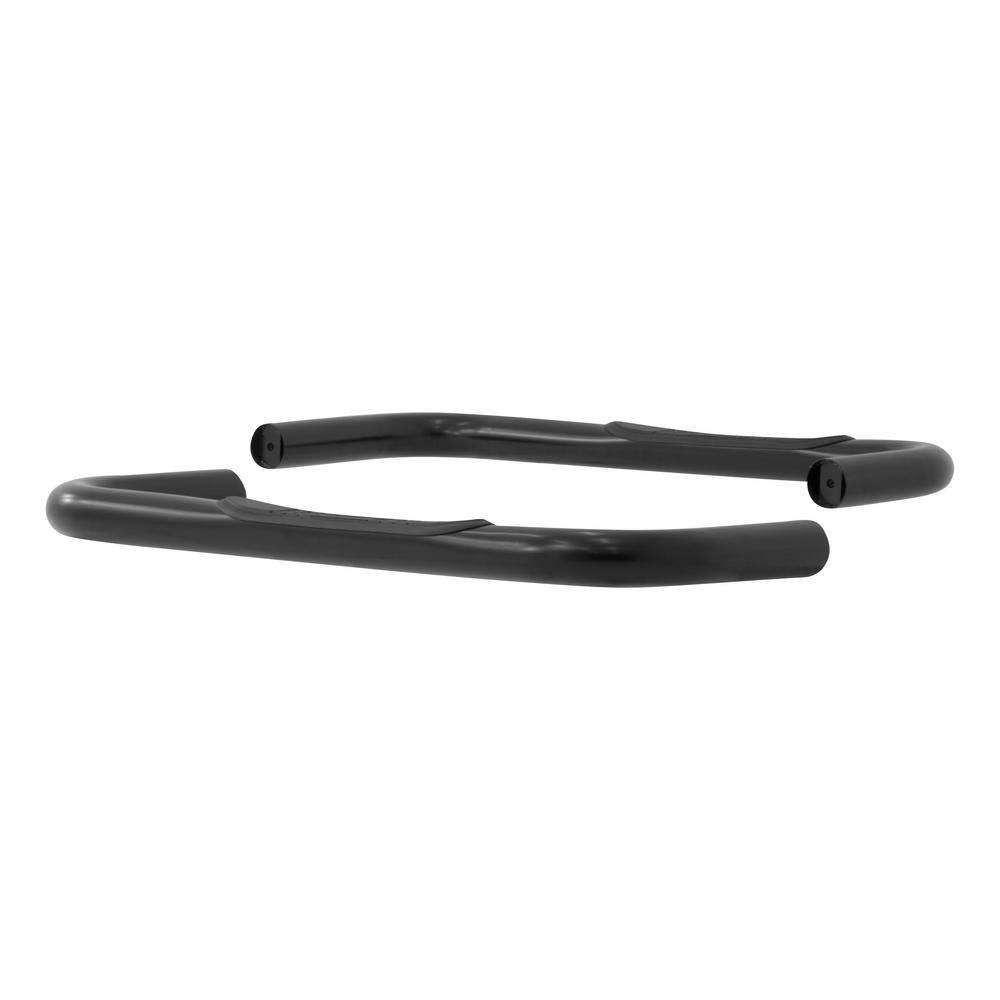 3-Inch Round Black Steel Nerf Bars, No-Drill, Select Chevrolet, GMC Blazer K5 - Hercitys