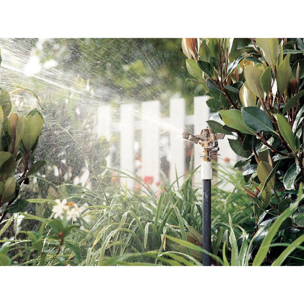 25PJDAC Riser-Mounted Brass Impact Sprinkler, Adjustable 20-41 ft. - Hercitys