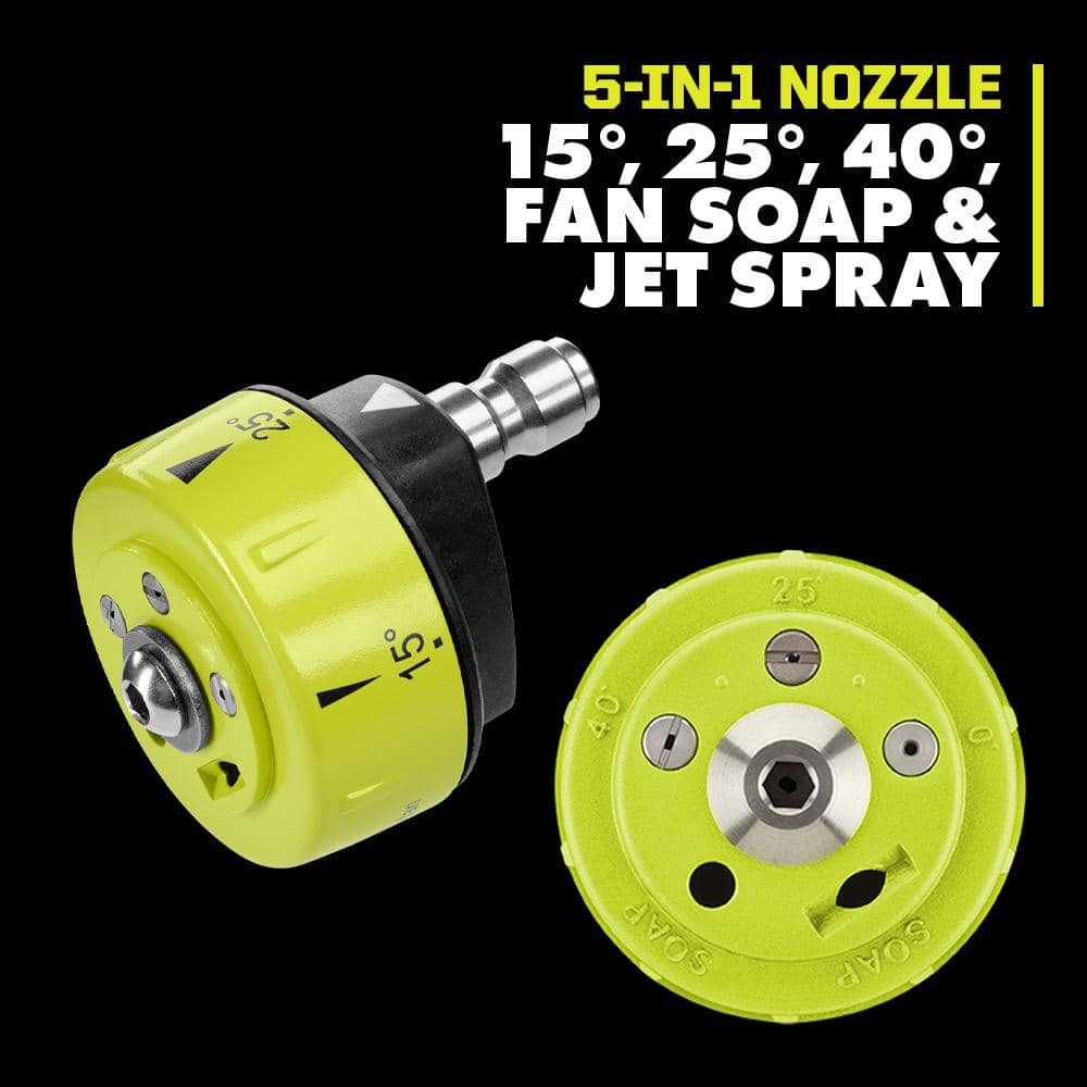 3000 PSI 1.1 GPM Cold Water Electric Pressure Washer and 12 in. Surface Cleaner with Caster Wheels - Hercitys