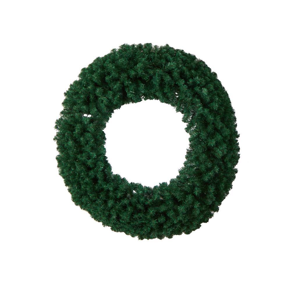 48 in. Prelit LED Artificial Christmas Wreath with 714 Bendable Branches and 200 Warm White LED Lights - Hercitys