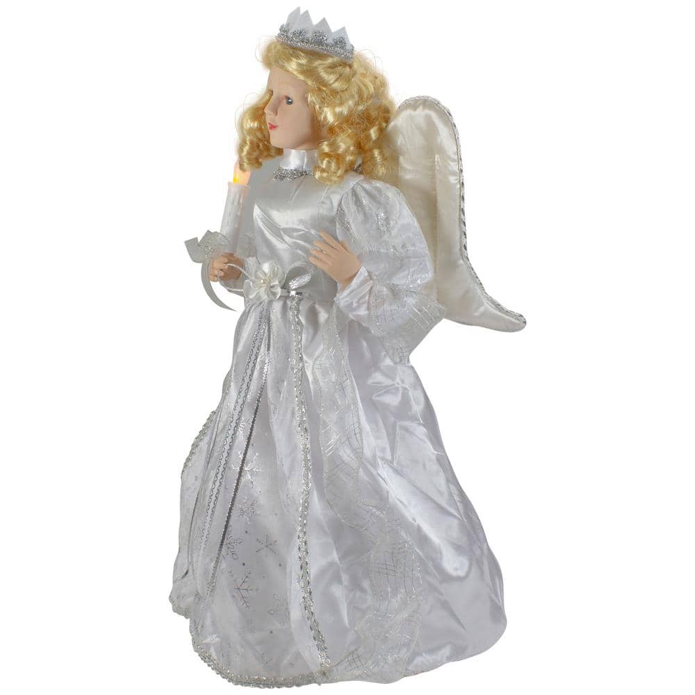 24 in. Lighted Standing Animated Angel Musical Christmas Figure - Hercitys