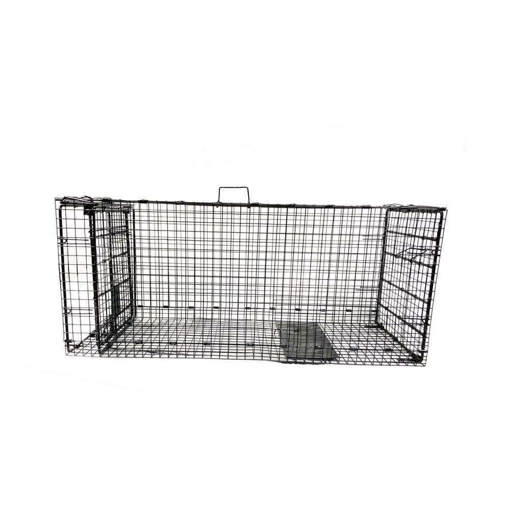 42 in. Collapsible Large Live Animal Cage Trap - Hercitys