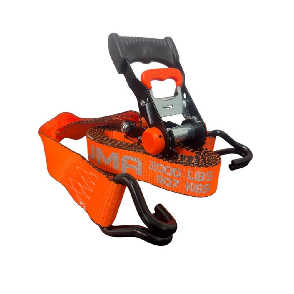 1.5 in. x 15 ft. Kuma Heavy Duty Reflective Ratchet Strap 2,000LBS WLL 4-Pack - Hercitys