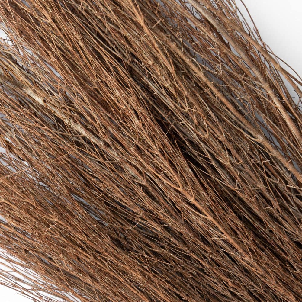 36 in. Classic Cinnamon Bamboo Handle Scented Broom (2-Pack) - Hercitys