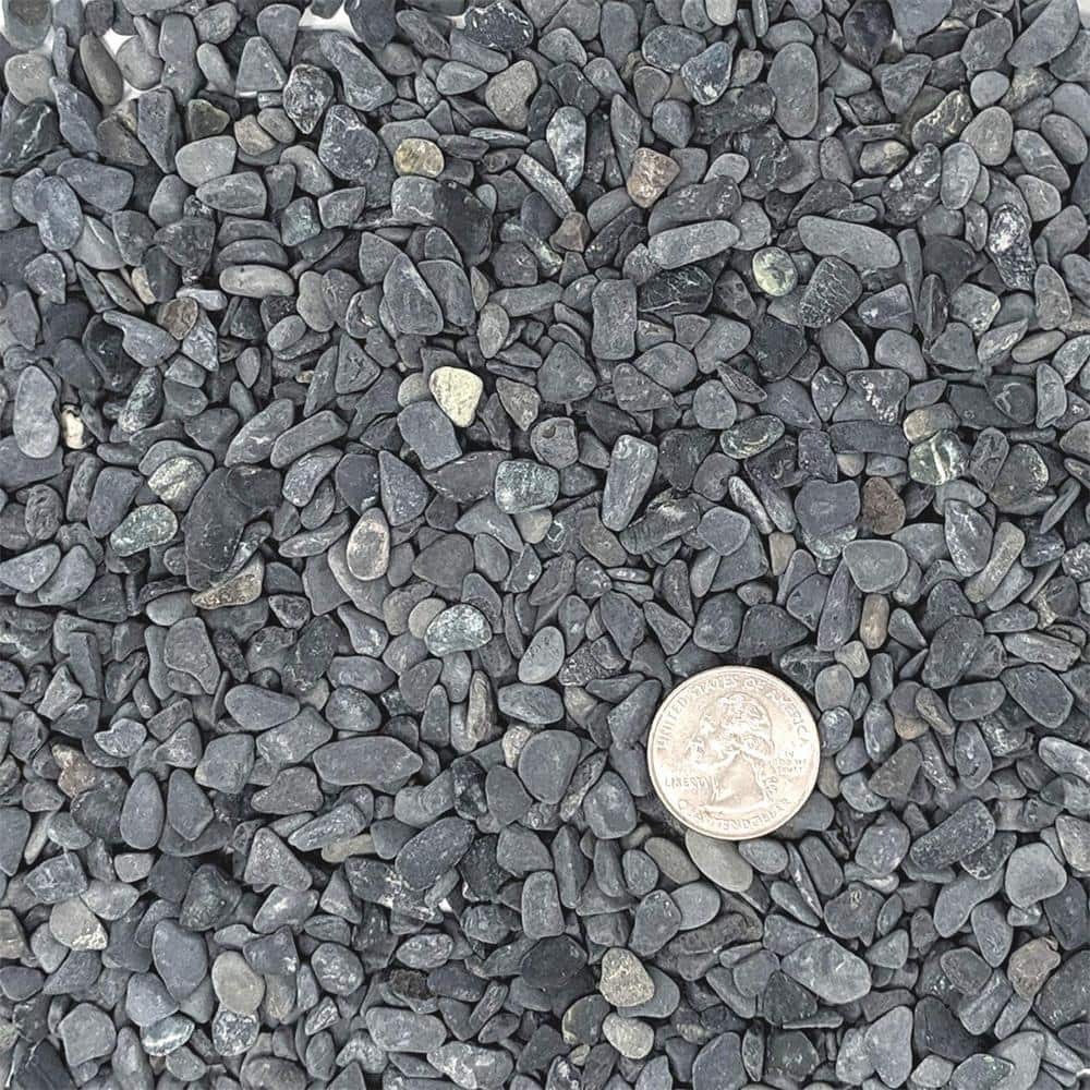 0.1 cu. ft. Gray Small Gravel 2 lbs. 1/5 in. Size Landscape Rocks - Hercitys