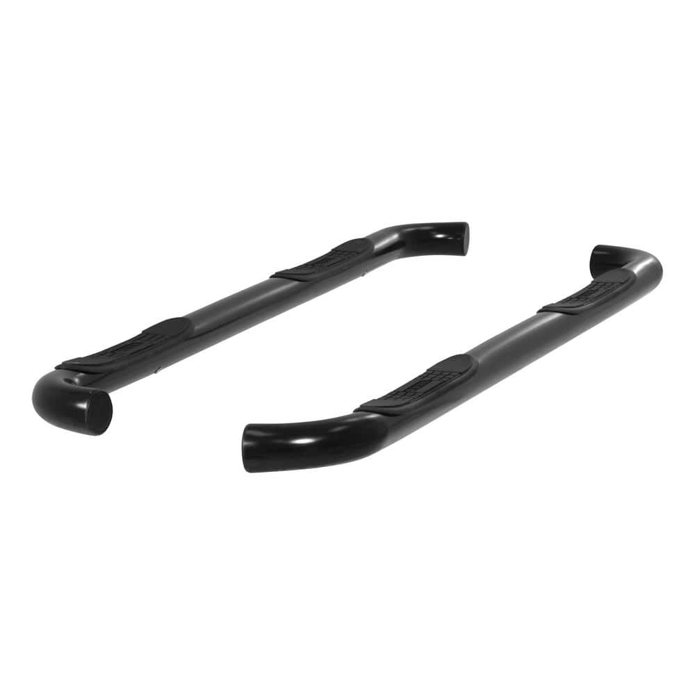 3-Inch Round Black Steel Nerf Bars, No-Drill, Select Ford F-150, F-250, F-350 Super Duty - Hercitys