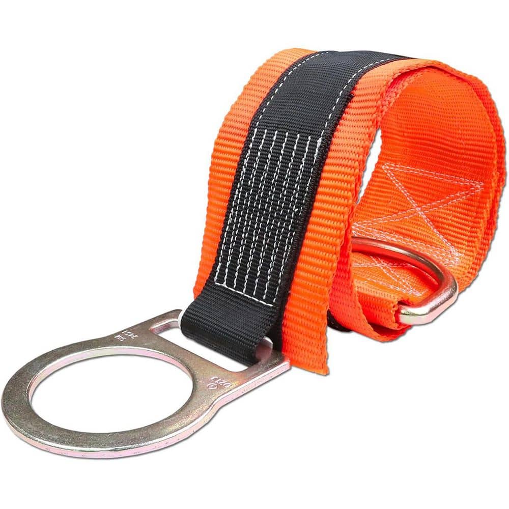 3 ft. Double Steel D-Ring Safety Strap Cross Arm Strap Fall Protection Beam Strap OSHA ANSI Compliant High Capacity - Hercitys
