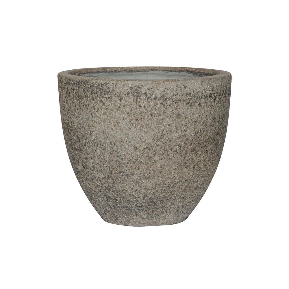 16.54 in. L Jesslyn XS, Ficonstone Cement and Stone Planter Indoor and Outdoor, Diorite Grey - Hercitys