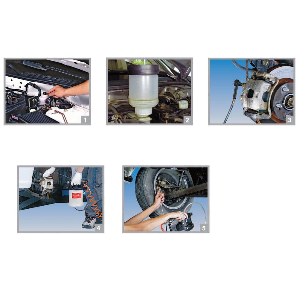 0.5 Gal Pneumatic Air Operated Brake Fluid Bleeder/Exchanger - Hercitys