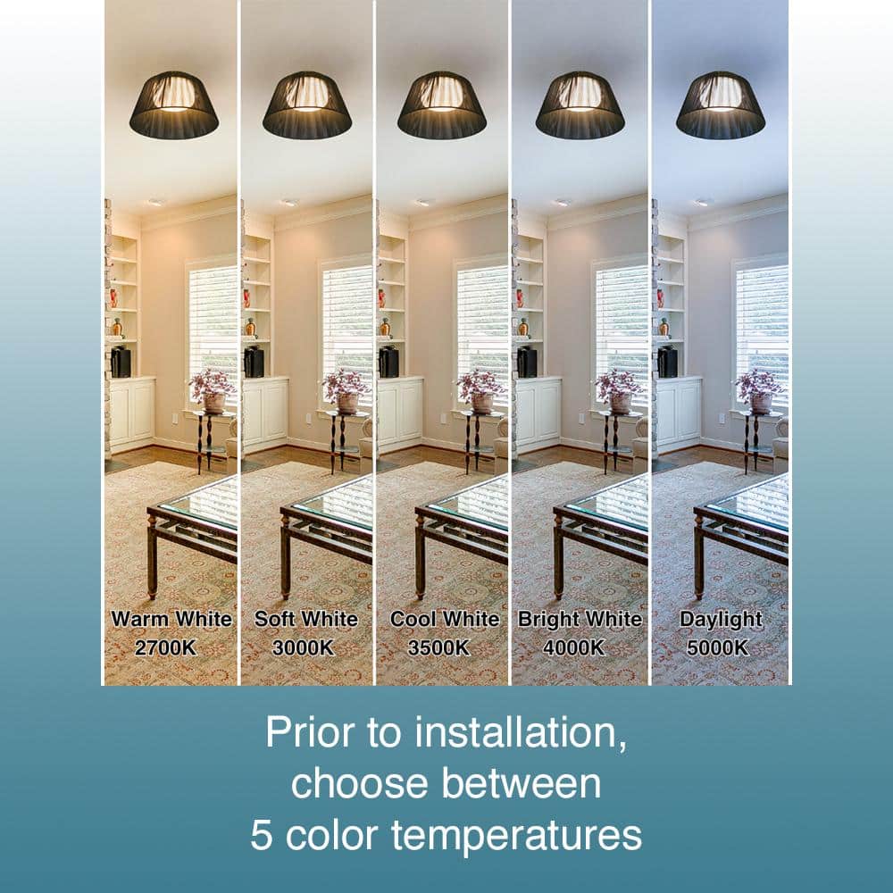 13 in. Black Mesh Japandi Design LED Flush Mount Ceiling Light Matte Gold Housing 800 Lumens Adjustable CCT Dimmable - Hercitys