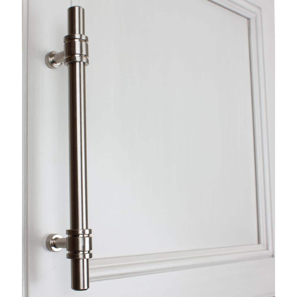 5 in. Center-to-Center Solid Steel Barrel Ring Cabinet Bar Pull (10-Pack) - Hercitys