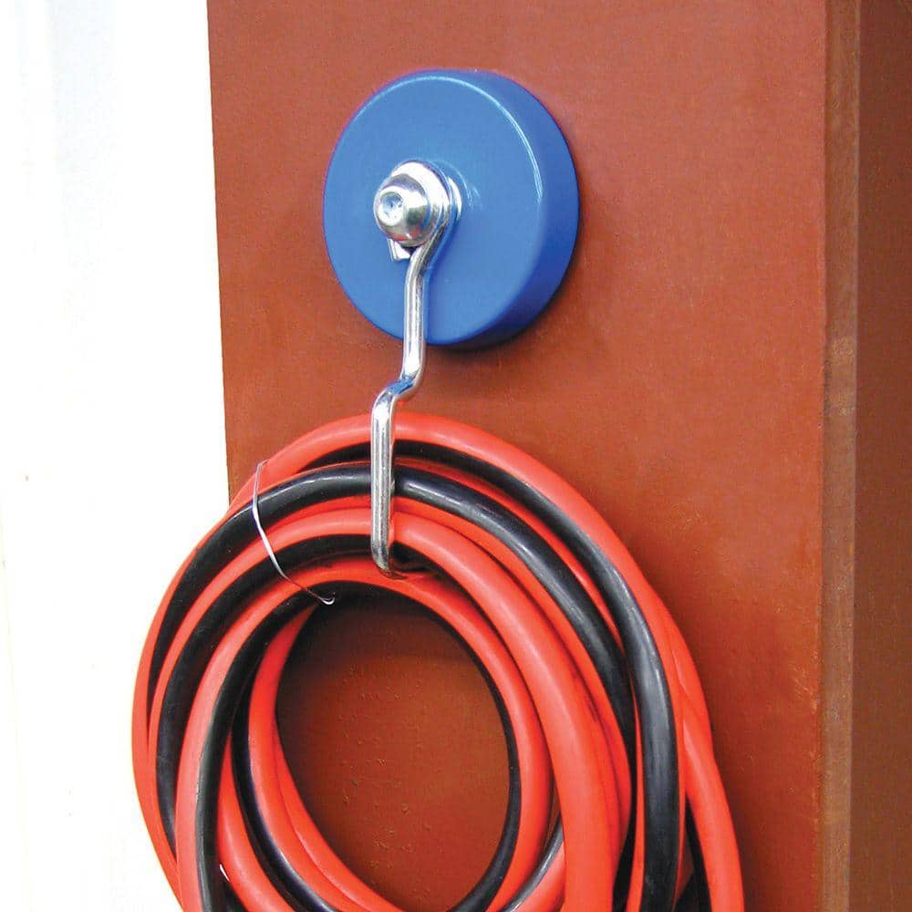 25 lb. Pull Reversible Blue Magnetic Hook - Hercitys