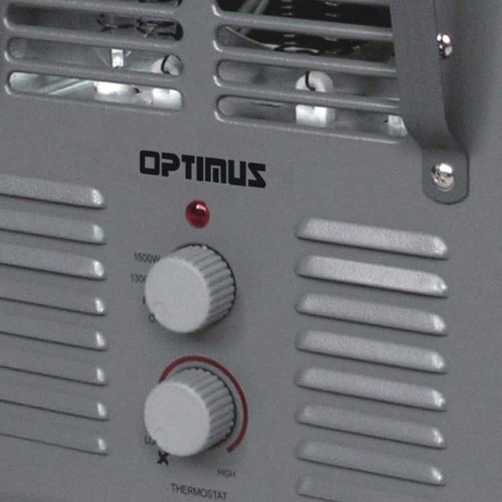 1300-Watt to 1500-Watt Portable Utility Fan Heater with Thermostat Full Size - Hercitys