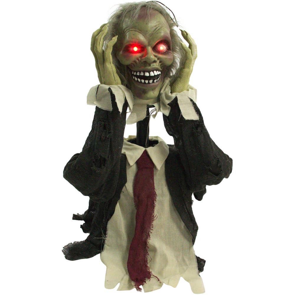 20 in. Touch Activated Pop-Up Animatronic Ghoul - Hercitys