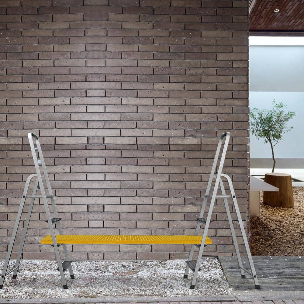 1 ft. x 1 ft. x 1 in. Fiberglass Molded Grating, 1.5 in. x 1.5 in. x 1 in., Yellow - Hercitys