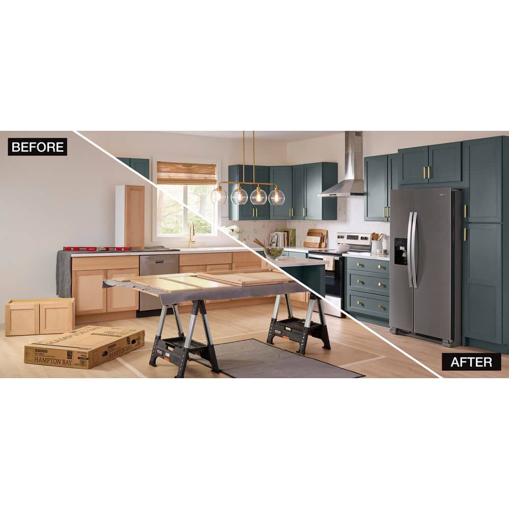 21 in. W x 12 in. D x 30 in. H Ready to Assemble Wall Kitchen Cabinet in Unfinished with CLICKREADY Technology - Hercitys