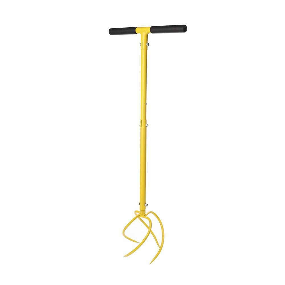 39 in. H Adjustable Hand Tiller Garden Claw Twist Tiller Hand Cultivator - Hercitys