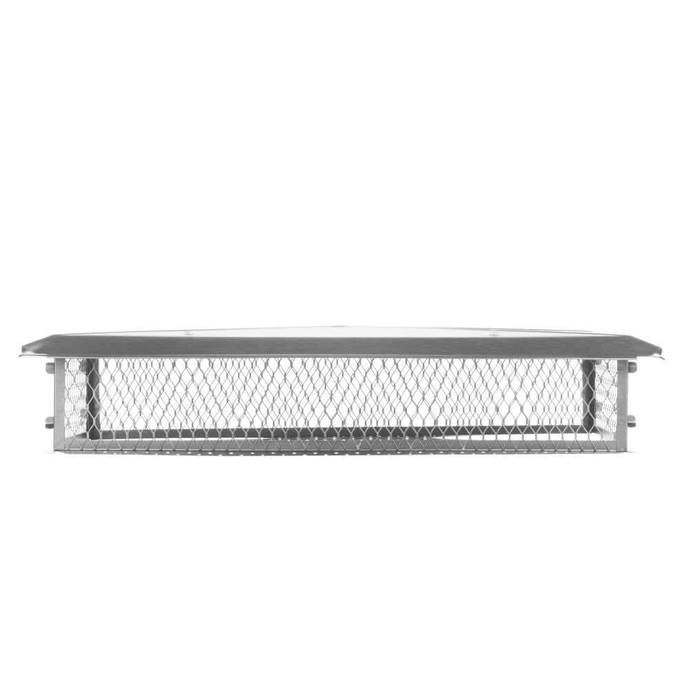 30 in. x 14 in. x 8 in. H Chimney Cap in Stainless Steel - Hercitys