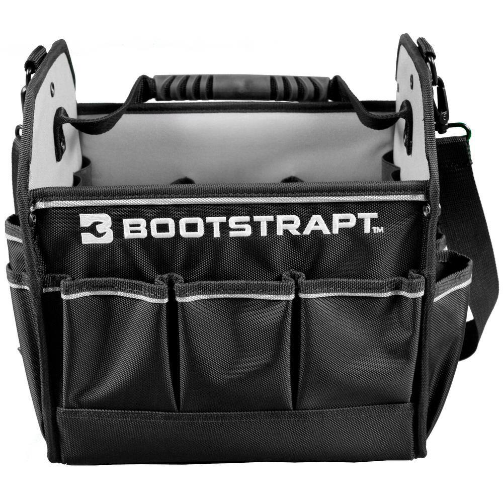 12 in. Electrician’s Tote Bag with Integrated Parts Bin Compartment - Hercitys