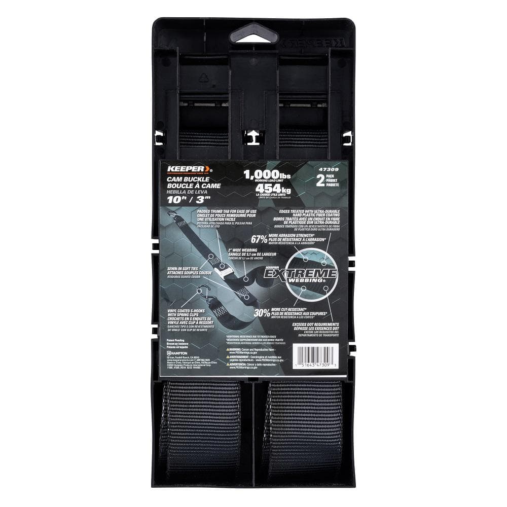 2 in. x 10 ft. Keeper Combat Cambuckle (2-Pack) - Hercitys