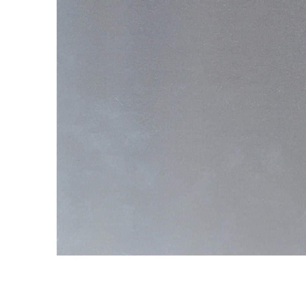 12 in. x 24 in. Plain Aluminum Sheet in Silver - Hercitys