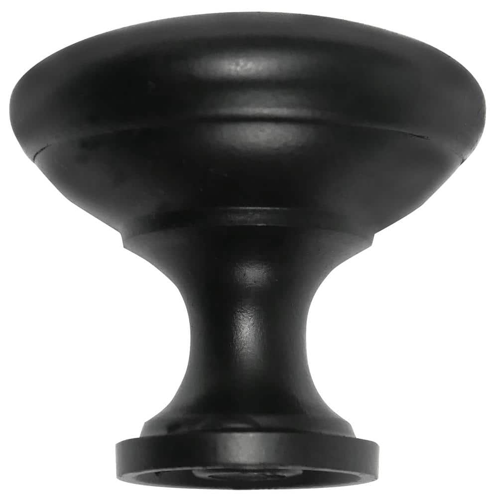 1.4″ Hollow Steel Cabinet Knob – Matte Black (25-Pack) - Hercitys
