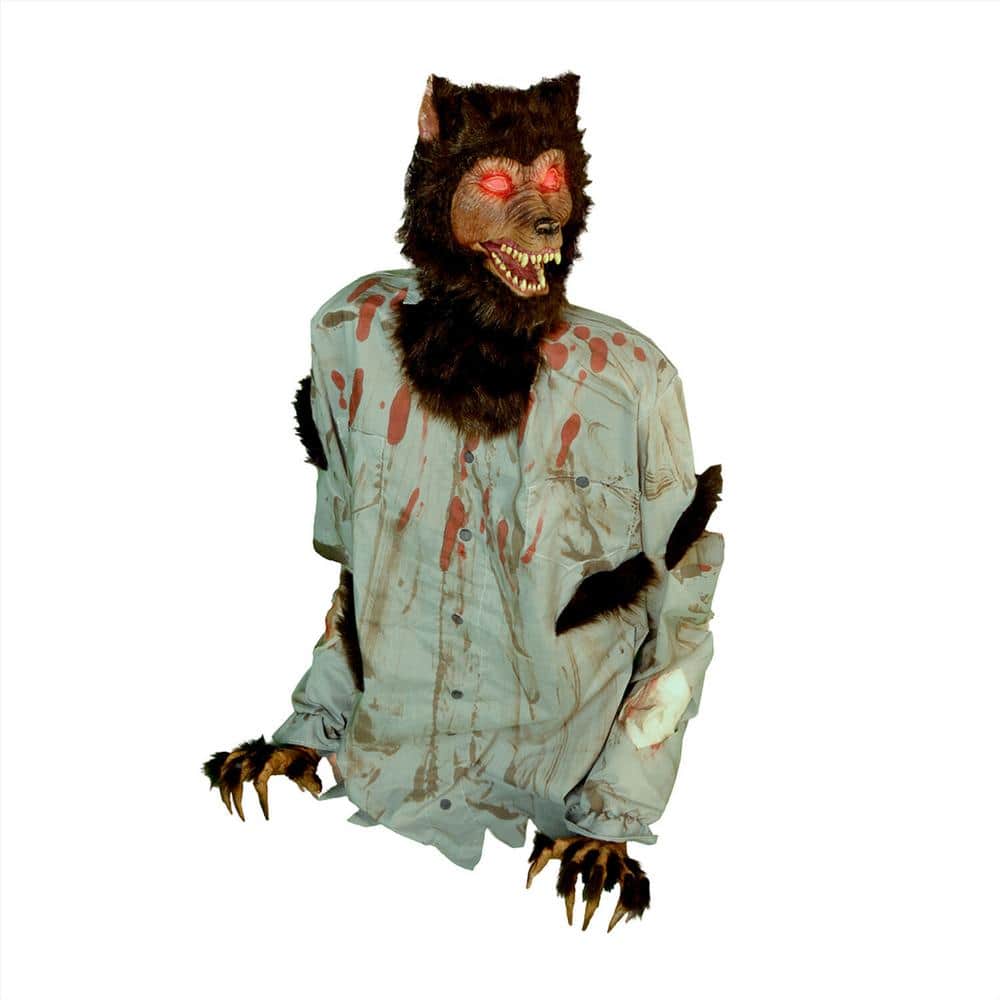 31 in. Howler by Tekky, Premium Halloween Animatronic - Hercitys