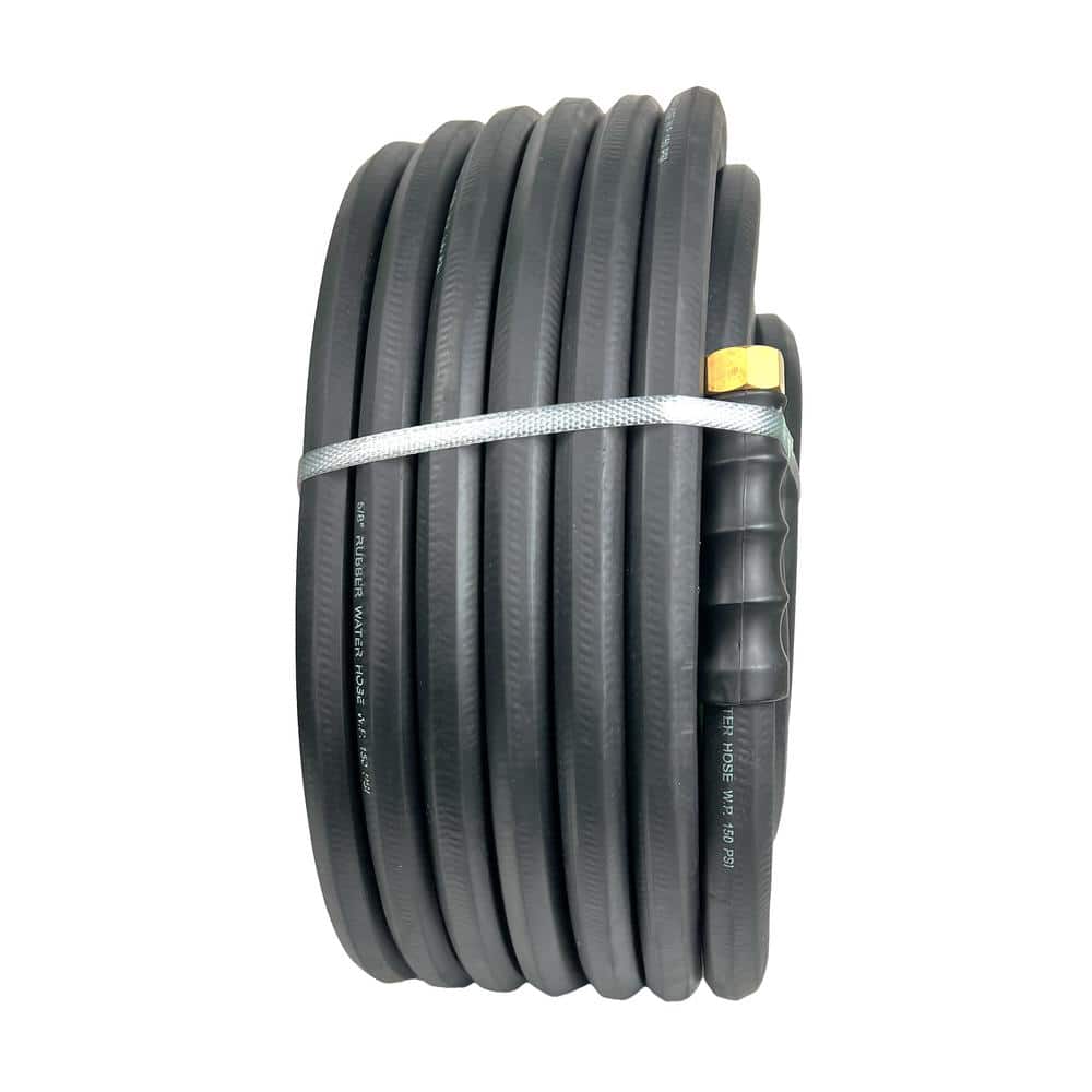 5/8 in. x 100 ft. Commercial Grade Rubber Water Hose - Hercitys