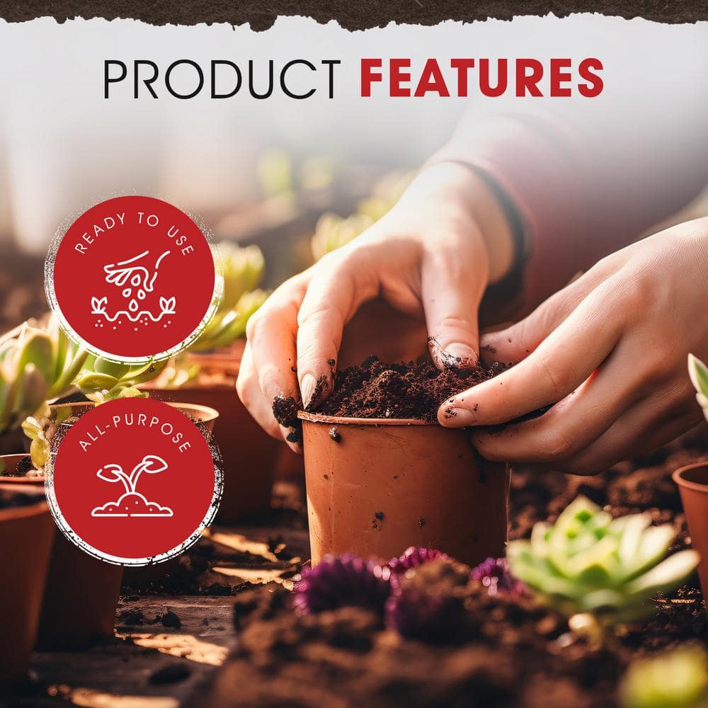 40 lbs. Bag Garden Magic Organic Planting Potting Soil (6-Pack) - Hercitys