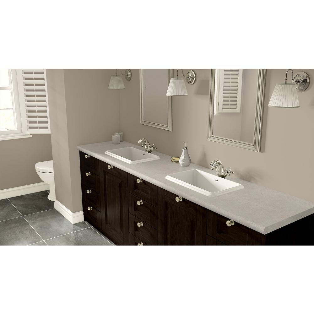 4 ft. x 10 ft. Laminate Sheet in Raw Cotton with Standard Fine Velvet Texture Finish - Hercitys