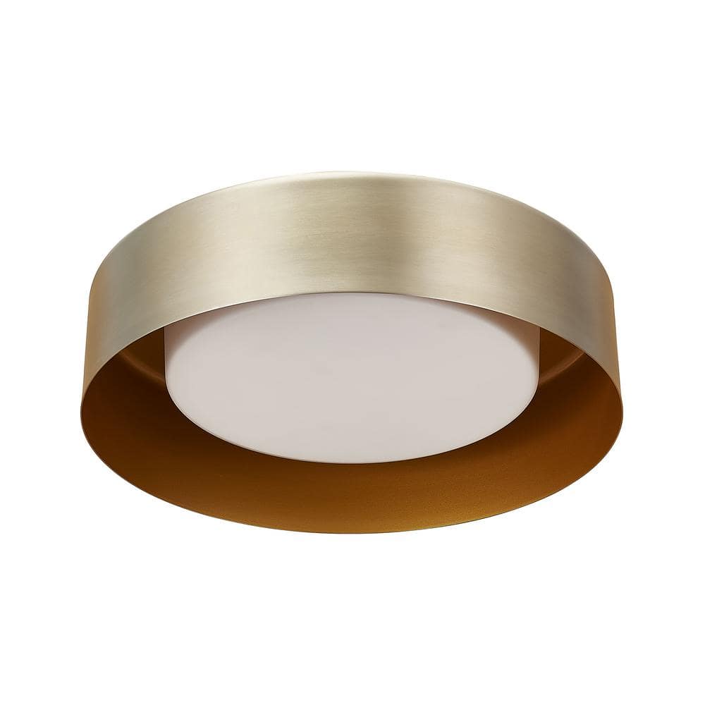 16 in. 3-Light Gold Flush Mount - Hercitys