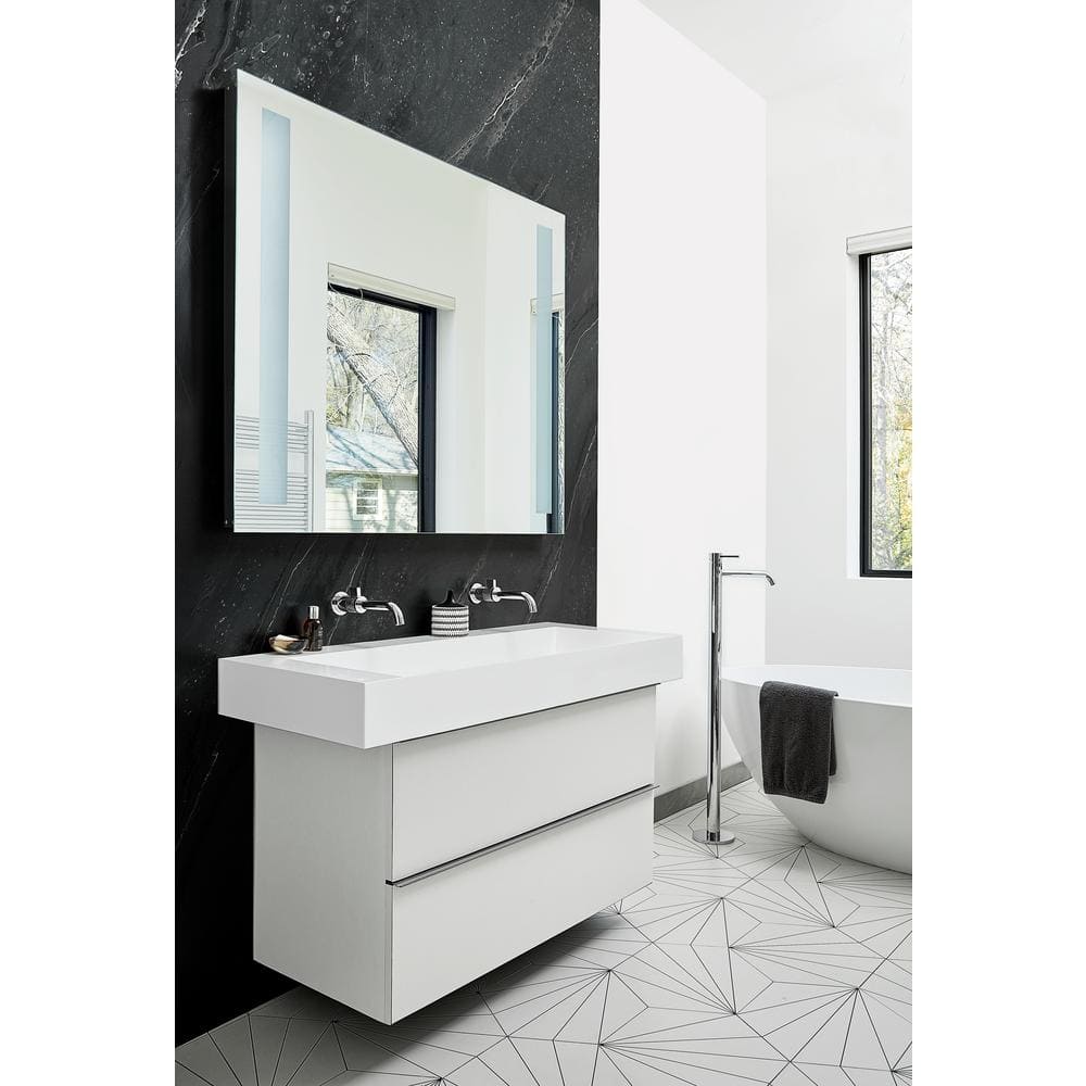 5 ft. x 12 ft. Laminate Sheet in 180fx Black Painted Marble with SatinTouch Finish - Hercitys