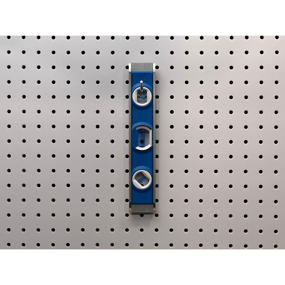 1 in. Single Rod 30 Degree Bend 3/16 in. Dia Zinc Plated Steel Pegboard Hook (10-Pack) - Hercitys