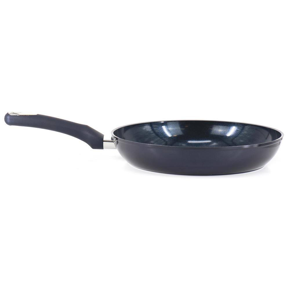 12 in. Ceramic Nonstick Aluminum Frying Pan in Dark Blue - Hercitys