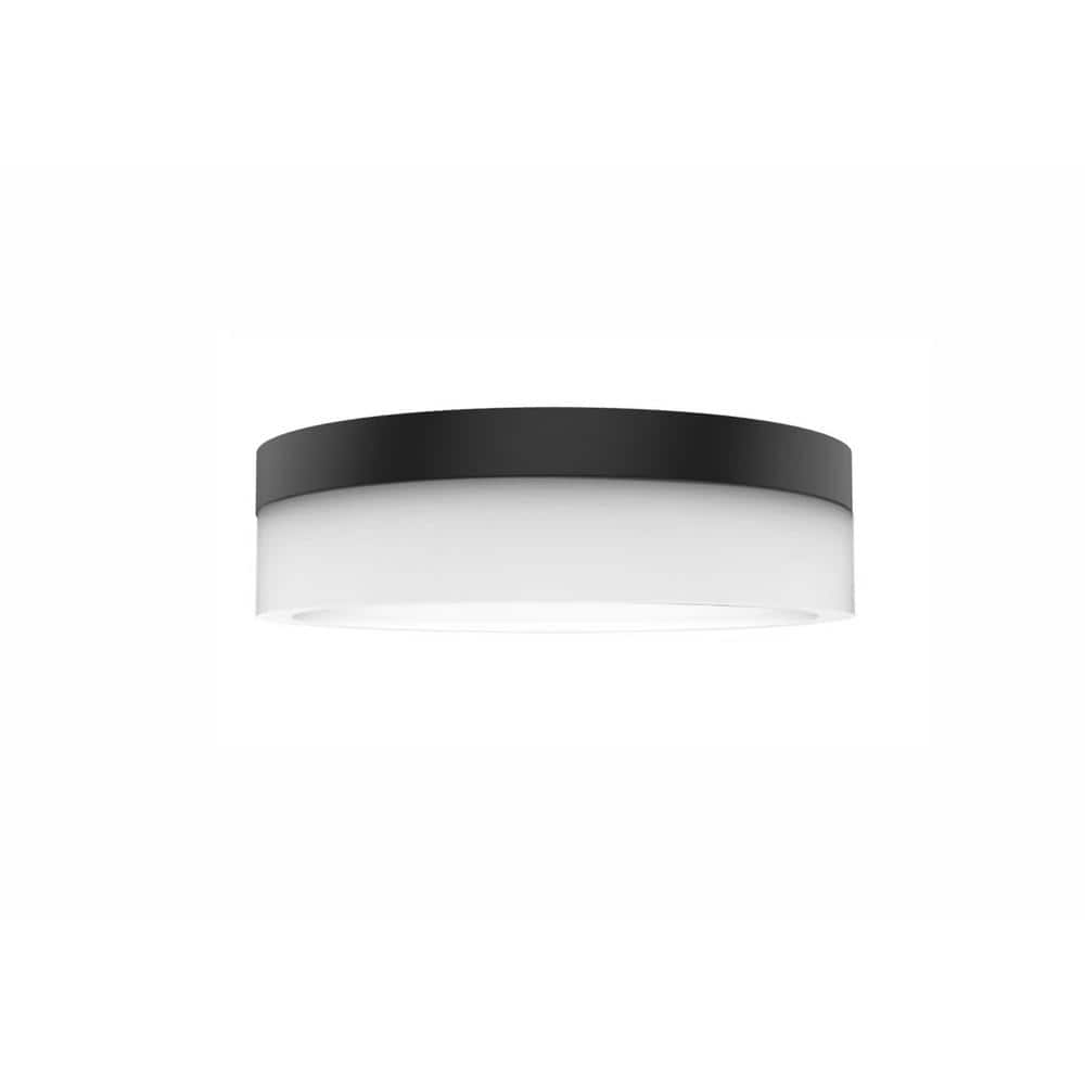 13.80 in. Black LED Flush Mount - Hercitys