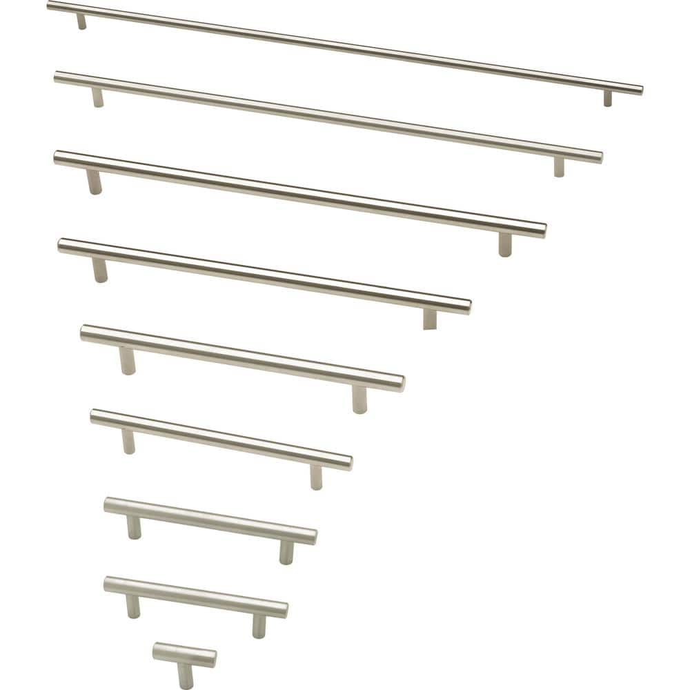 30-Pack Simple Bar 5-1/16 in. (128 mm) Modern Cabinet Drawer Pulls in Stainless Steel - Hercitys