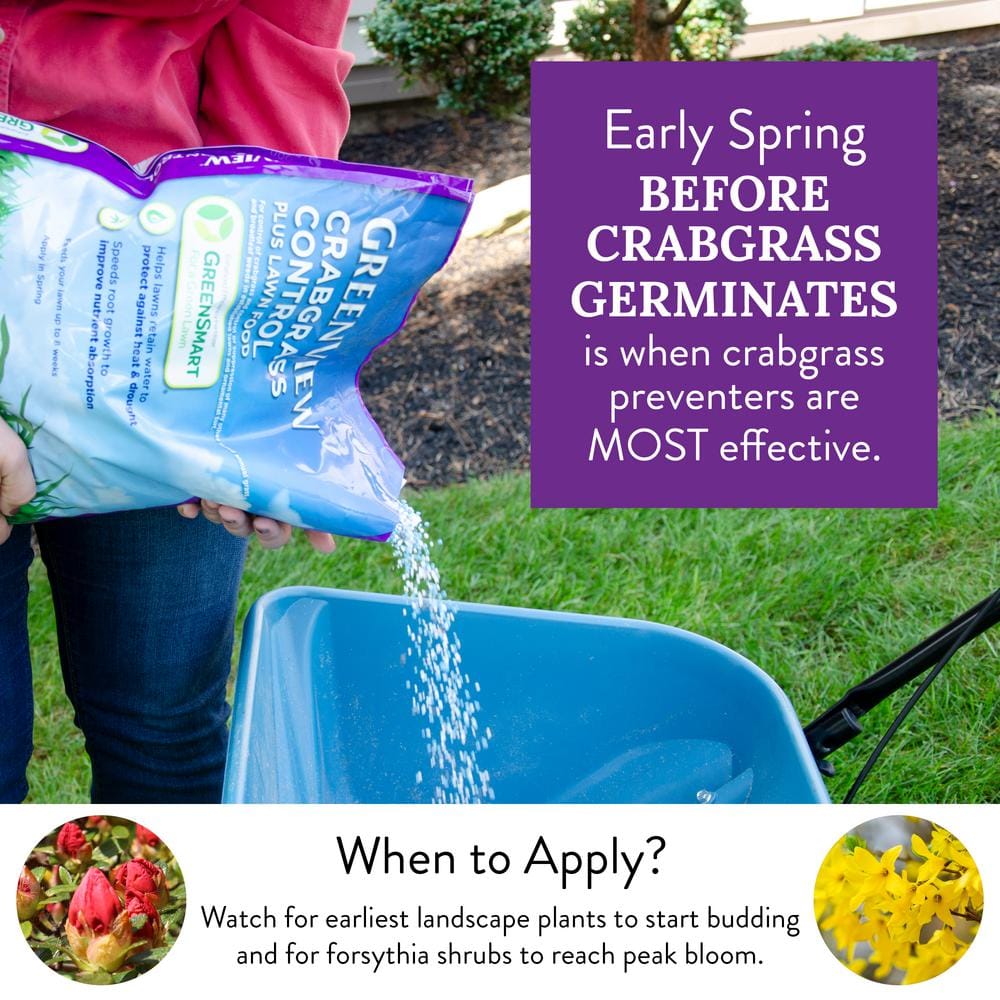 13.5 lbs. Crabgrass Control Plus Lawn Food, Covers 5,000 sq. ft. (26-0-4) - Hercitys
