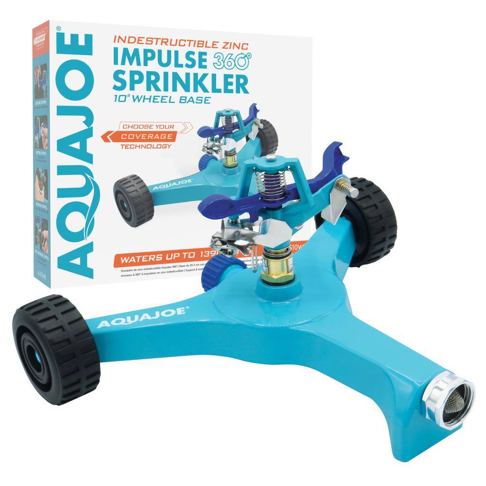 10 in. Indestructible Zinc Impulse 360-Degree Sprinkler - Hercitys