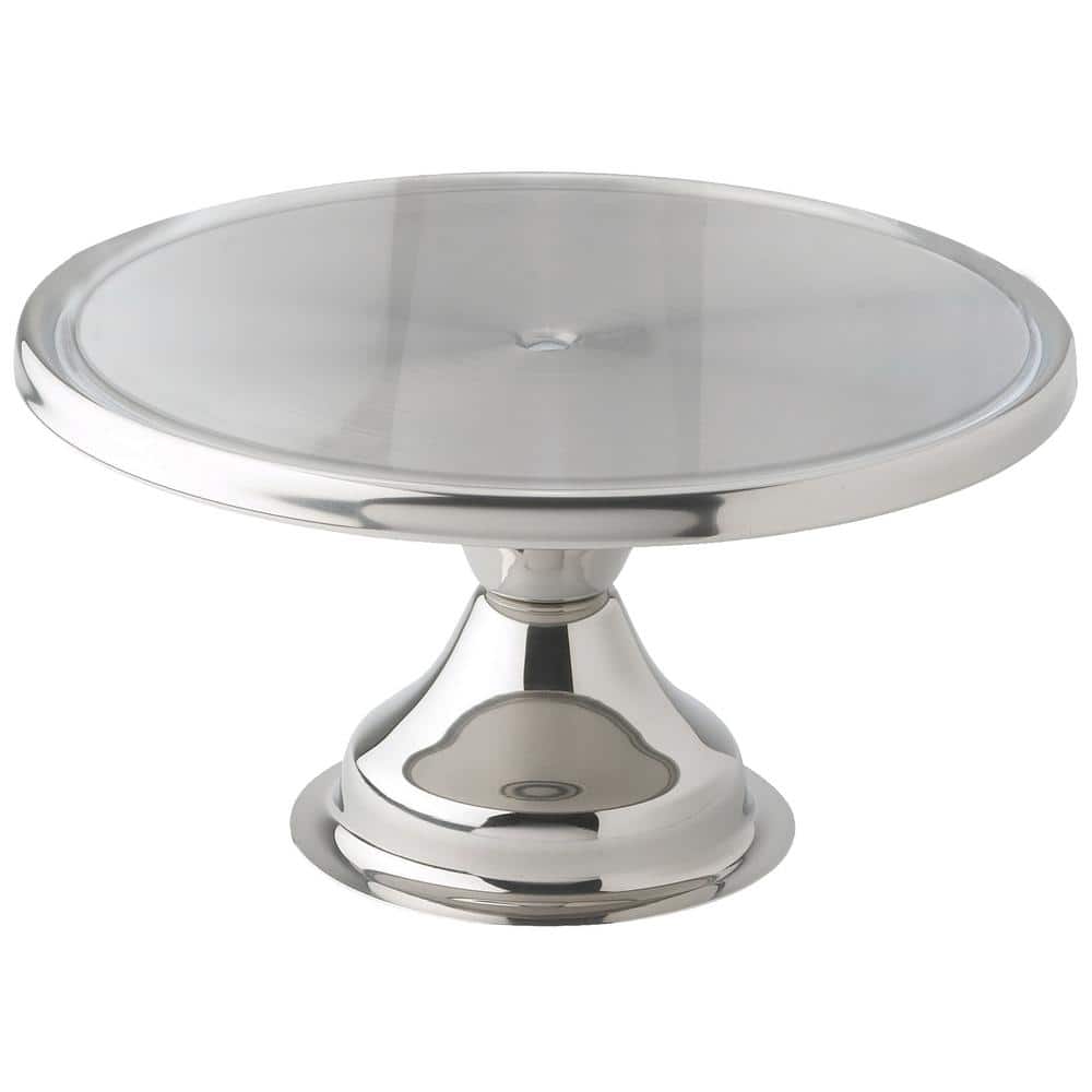 1 -Tier Silver Cake Stand - Hercitys
